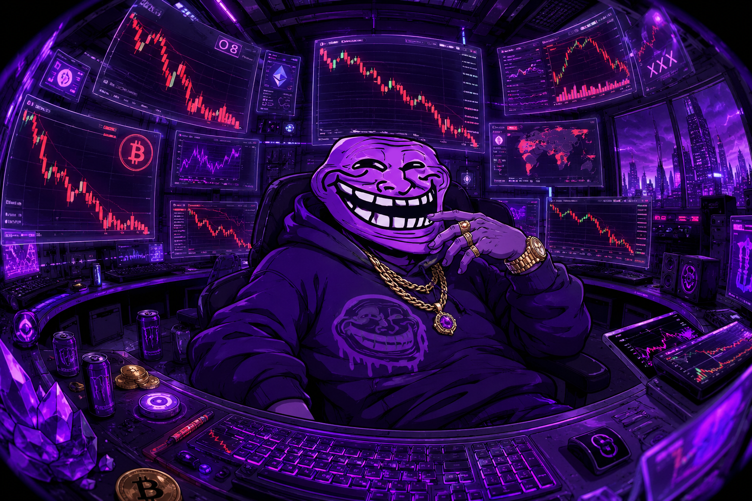 Purple Troll Meme